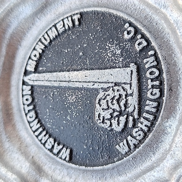 WASHINGTON MONUMENT  WASHINGTON DC  METAL PLATE. - Picture 2 of 5